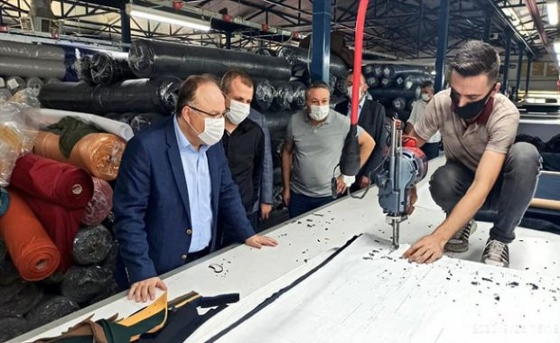 Zonguldak Valisi Mustafa Tutulmaz Fabrikamızı ziyaret etti.
